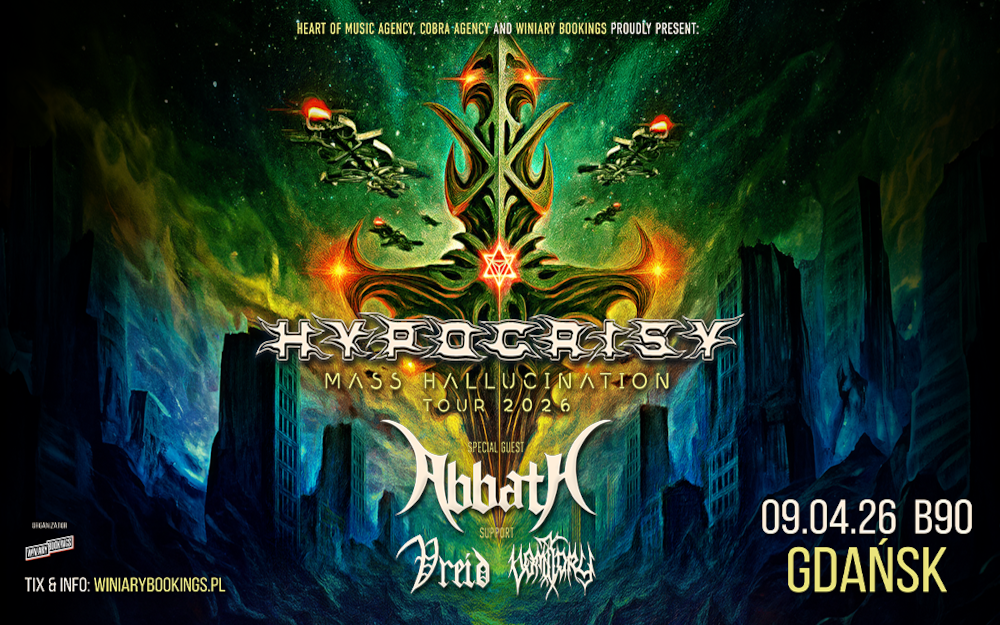 Hypocrisy i goście na jednym koncercie w Polsce!