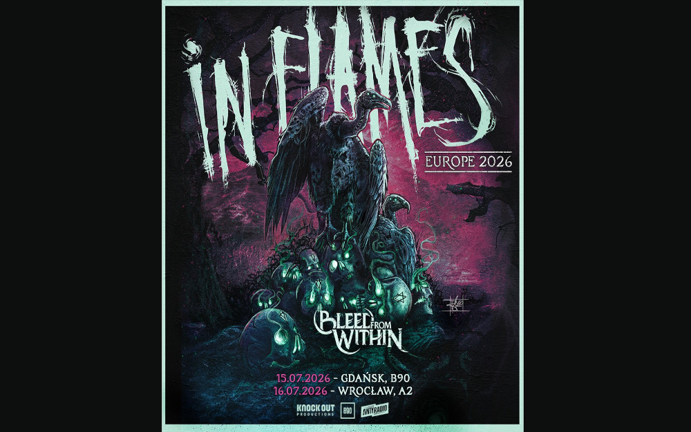 In Flames i Bleed From Within na dwóch koncertach w Polsce!