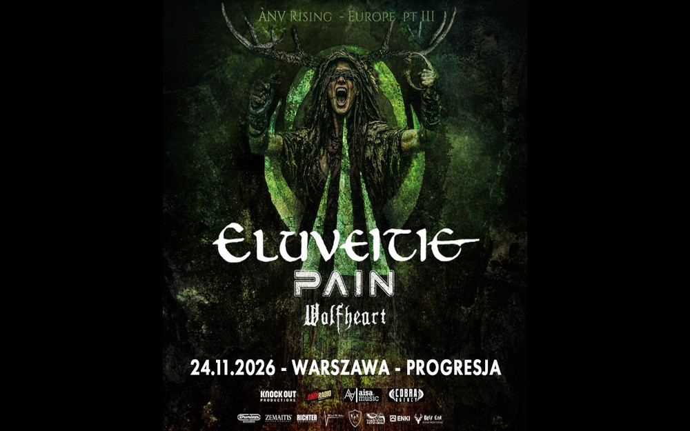 Eluveitie, Pain i Wolfheart na koncercie w Polsce!