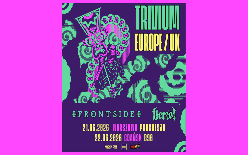 Trivium na dwóch koncertach w Polsce! #koncerty