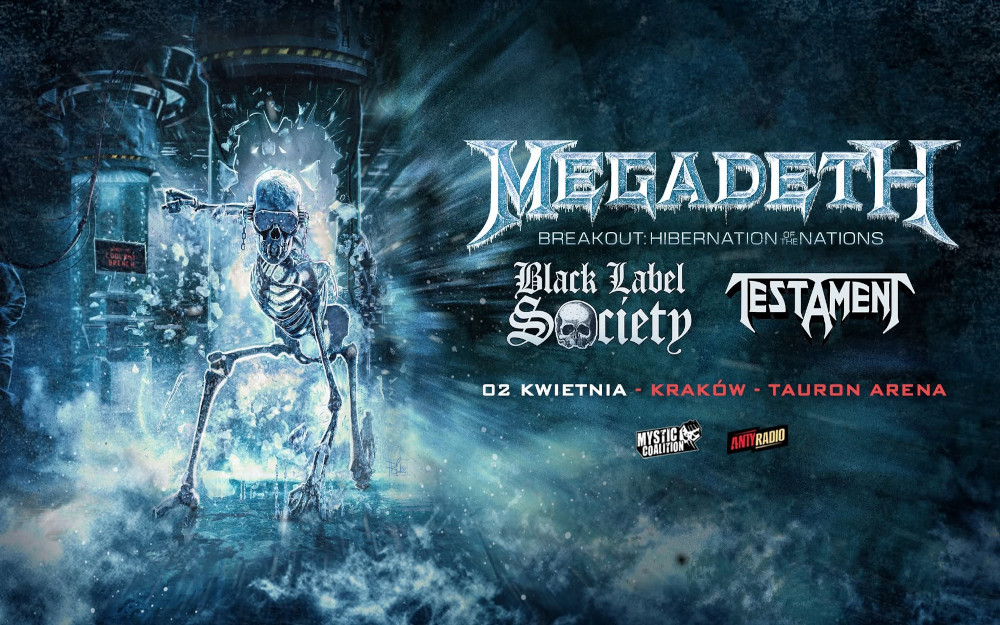 Megadeth i goście w Polsce! #koncerty