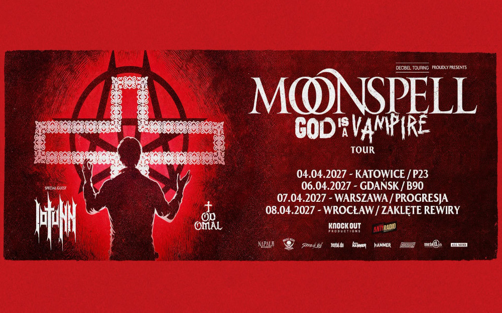 Moonspell na czterech koncertach w Polsce! #koncerty